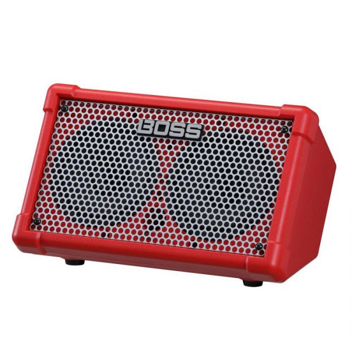 BOSS CUBE-ST2R Street Cube Battery Powered Amp Red front view