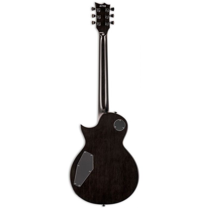 Rear view of a ESP LTD EC1000T FM Guitar, Black Natural Burst