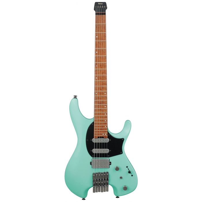 Ibanez Q54-SFG Q Series Headless HSS Guitar, Sea Foam Green Matte front view