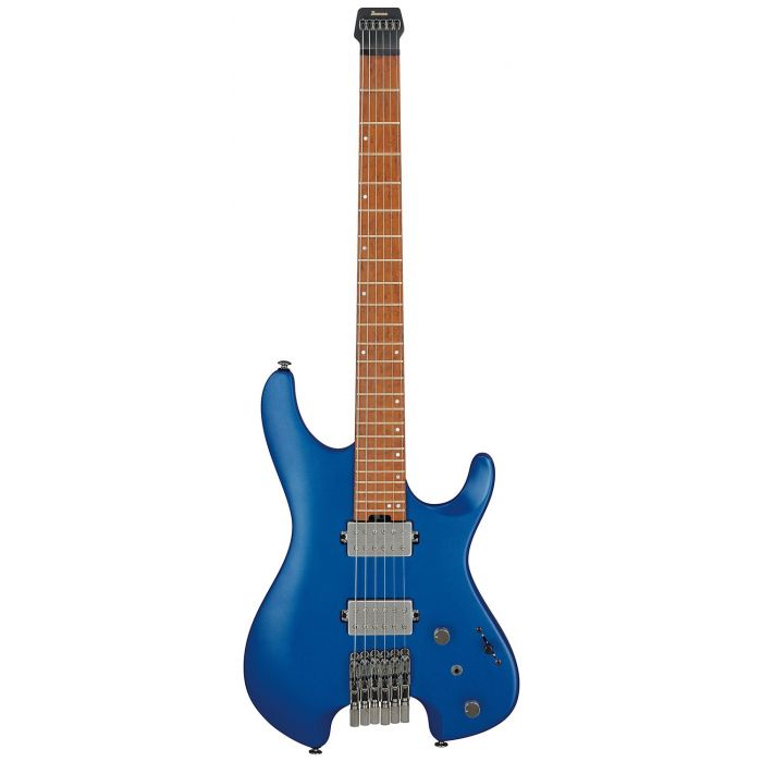 Ibanez Q52-LBM Q Series Headless Guitar HH, Laser Blue Matte front view
