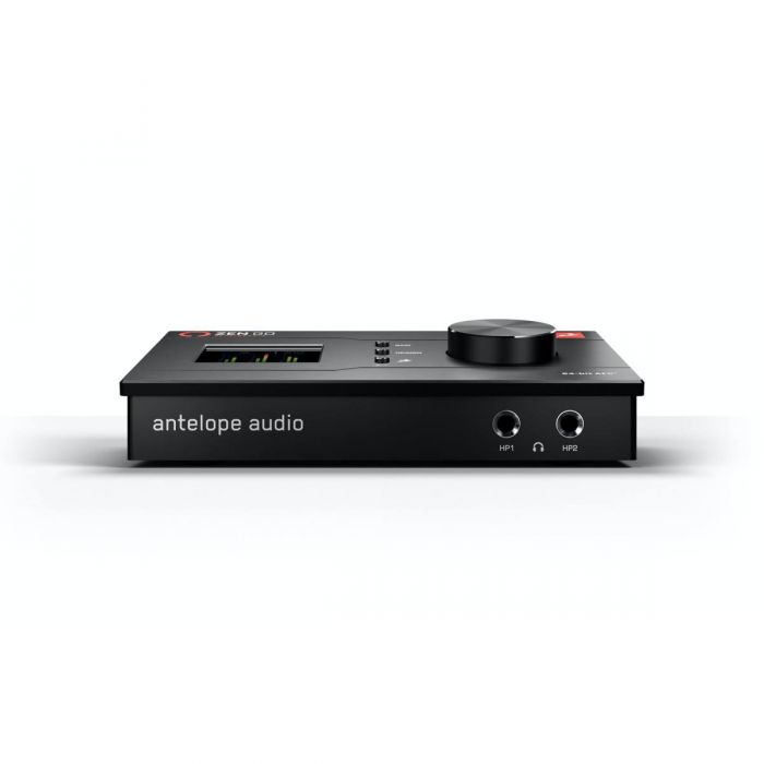 Front view of the Antelope Zen Go Synergy Core Portable USB-C Audio Interface