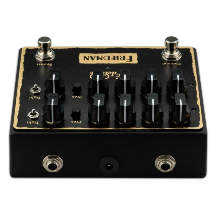 Friedman BE-OD Deluxe Dual Channel Overdrive Pedal Back View