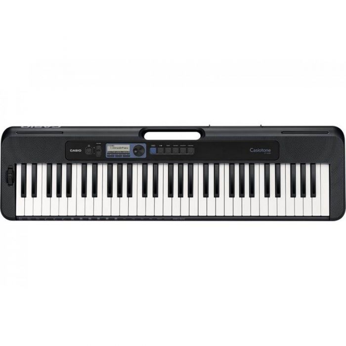 Casio CT-S300 Casiotone Keyboard, Black Top Down View