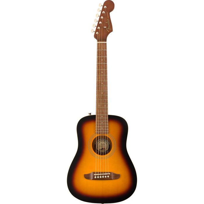 Fender Redondo Mini Acoustic Sunburst Front View