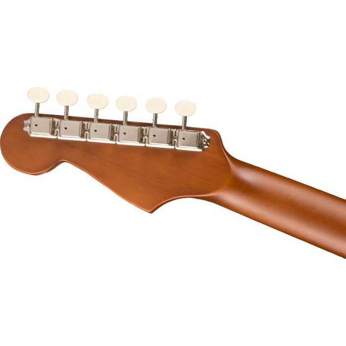 Fender Redondo Mini Acoustic Sunburst Back Headstock View