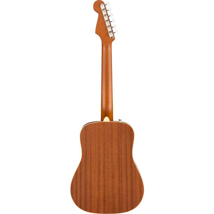 Fender Redondo Mini Acoustic Natural Back View