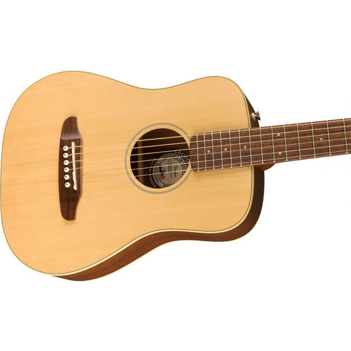 Fender Redondo Mini Acoustic Natural Front Body View