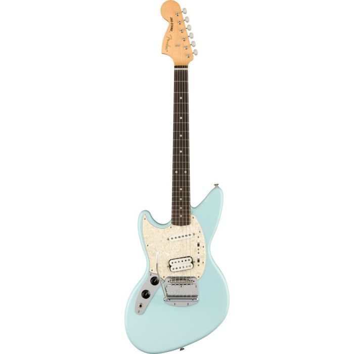 Overview of the Fender Kurt Cobain Jag-Stang Left-Handed RW Sonic Blue