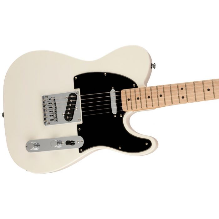 Squier FSR Bullet Telecaster MN Olympic White Body Front View