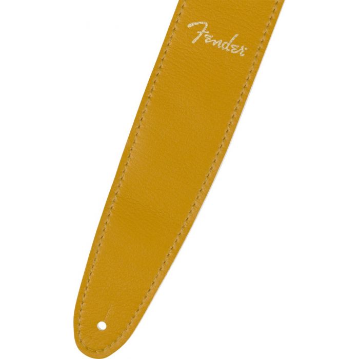 Fender Vegan Leather 2.5" Instrument Strap, Butterscotch End