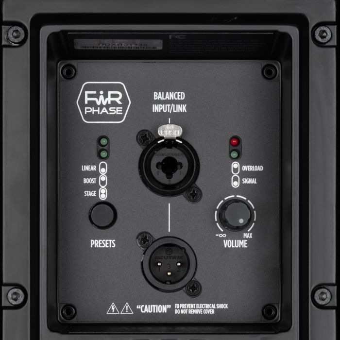 RCF ART 912-A 12" Digital Active PA Speaker Control Panel