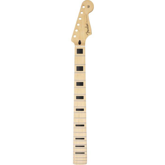 Fender Player Series Stratocaster Neck with Block Inlays, 22F, Maple Fretboard Front