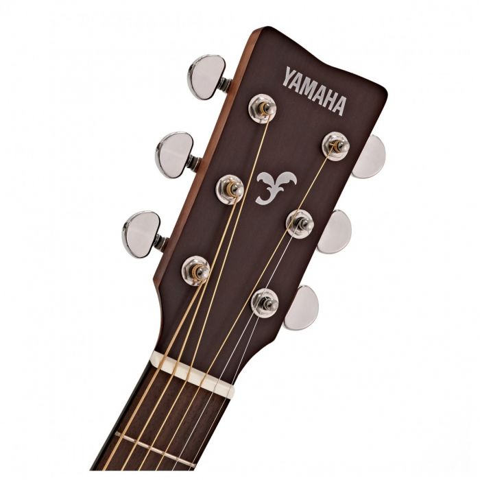 Yamaha FG800 Sandburst Gloss MKII Acoustic Front Headstock View