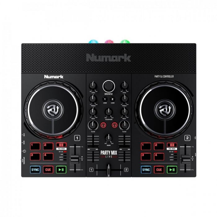 Numark Party Mix Live DJ Controller Top Down View