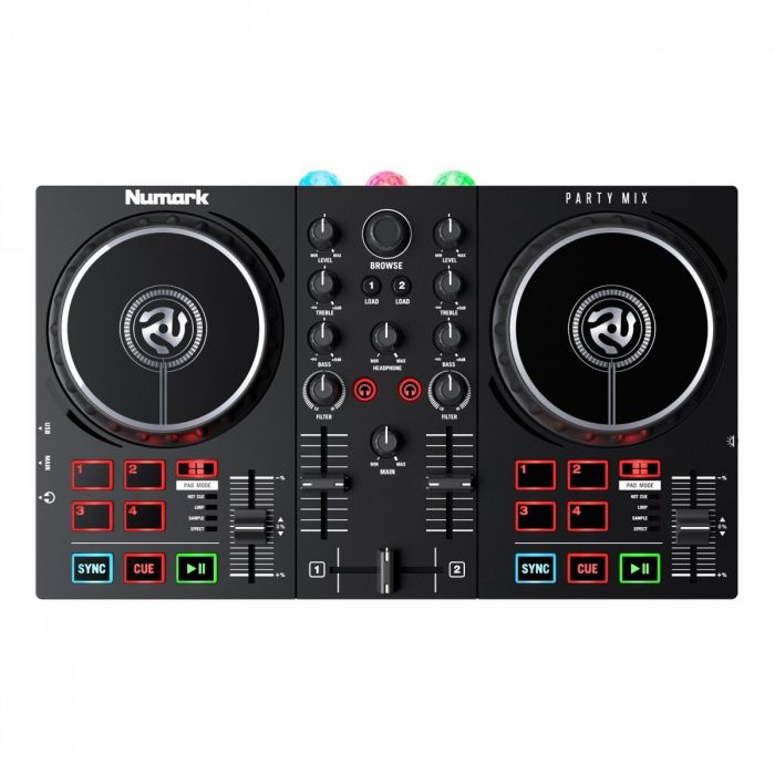 Numark Party Mix II DJ Controller Top Down View