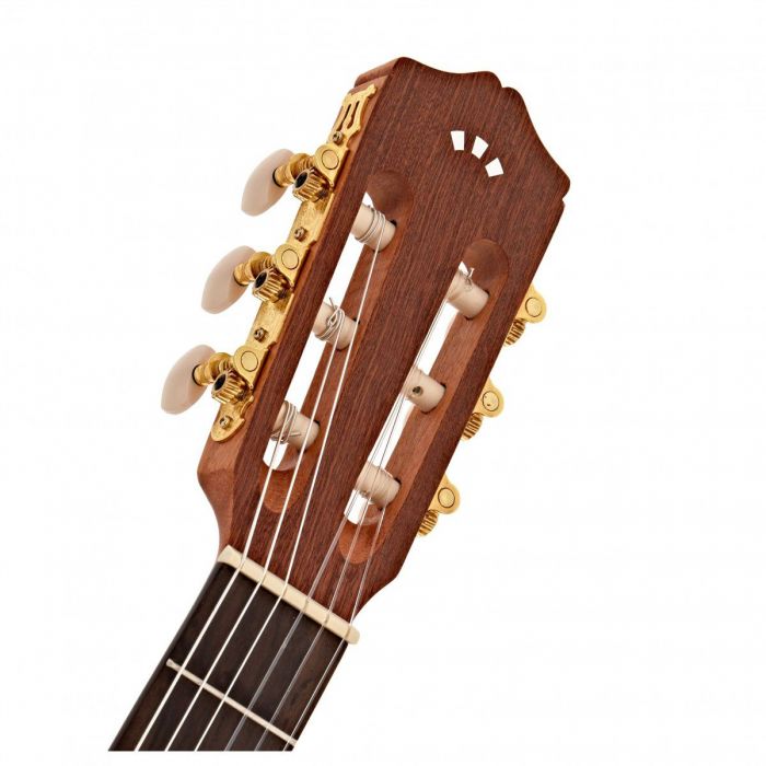 Cordoba C1m 3/4 Size Classical Guitar, Natural Front Headstock View