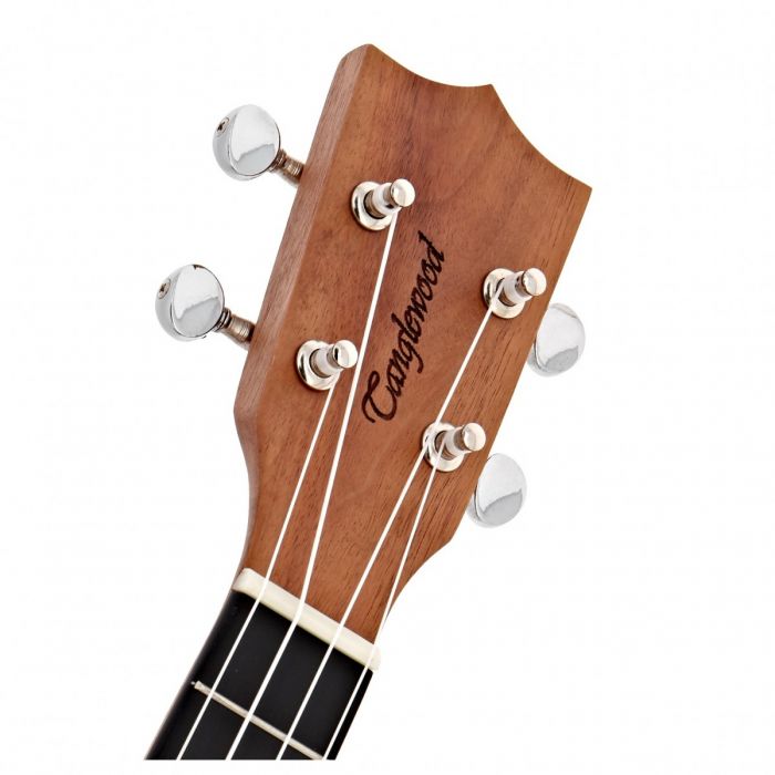 Front Headstock of a Tanglewood TWT8E Tiare Concert Electro Ukulele