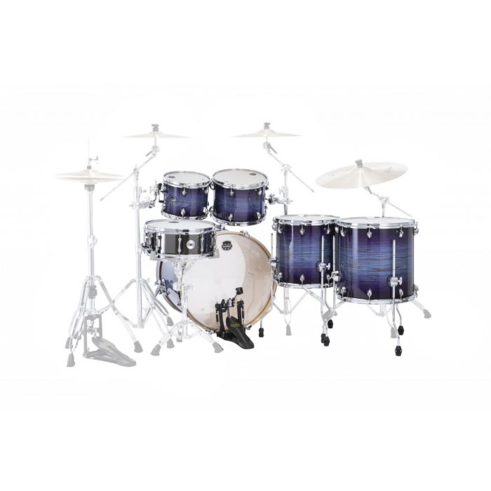 Mapex Armory Rock Fusion 6-Piece Shell Pack, Night Sky Burst Back Side