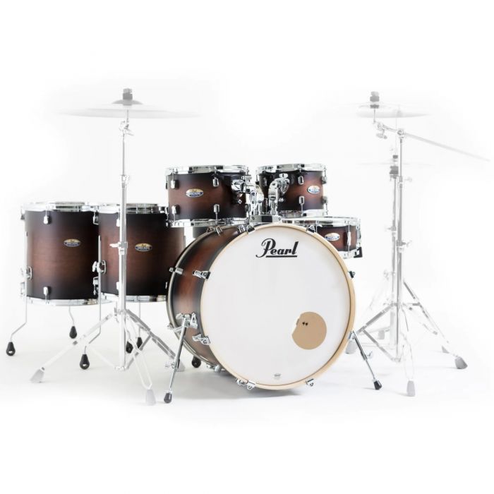 Pearl Decade Maple 22" 6 Piece Shell Pack, Satin Brown Burst