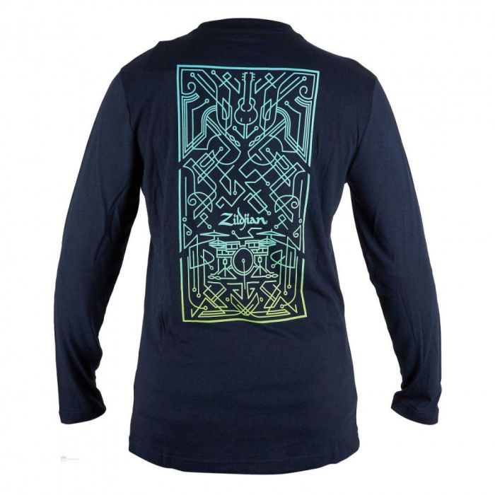 Overview of the Zildjian Art Deco Long Sleeve T-Shirt Medium