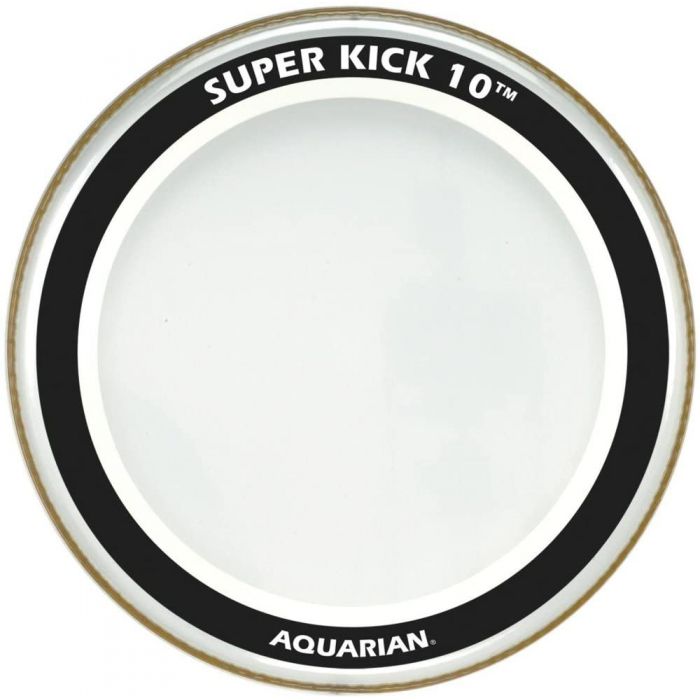 Overview of the Aquarian 24in Super Kick 10 Clear Bass Drum Head