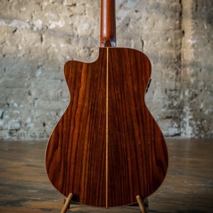 Yamaha AC5R ARE Concert Rosewood Electro Acoustic Vintage Natural, rear body closeup
