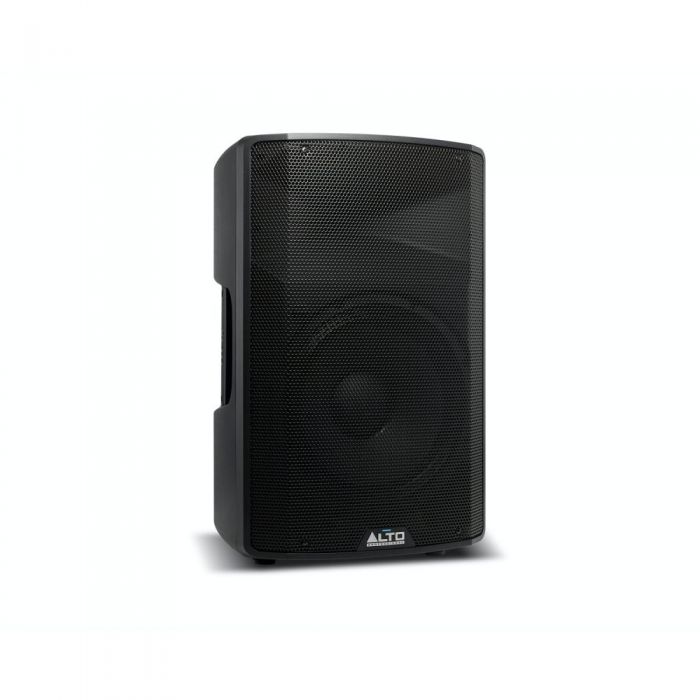 Angled view of the Alto Professional TX312 700W 12" 2-Way Active PA Speaker