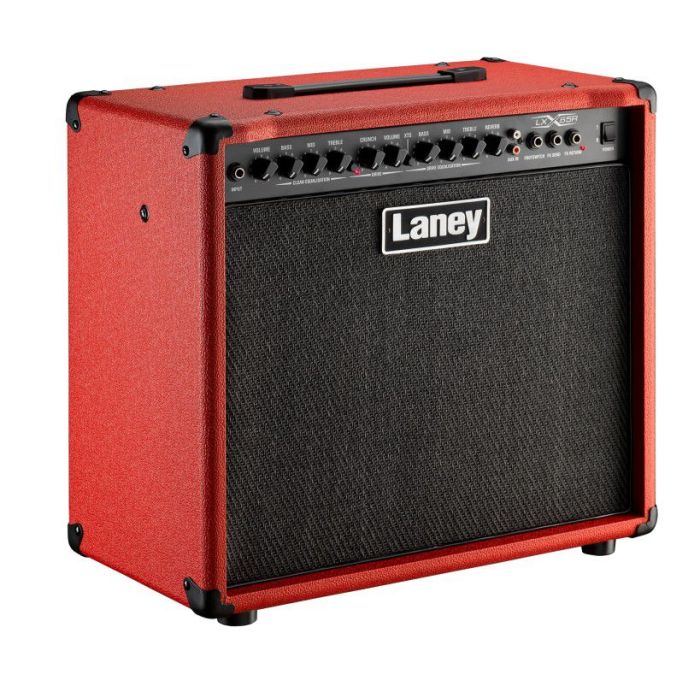 Laney LX65R-RED 65W 1x12 Guitar Combo Amplifier, Red Side 