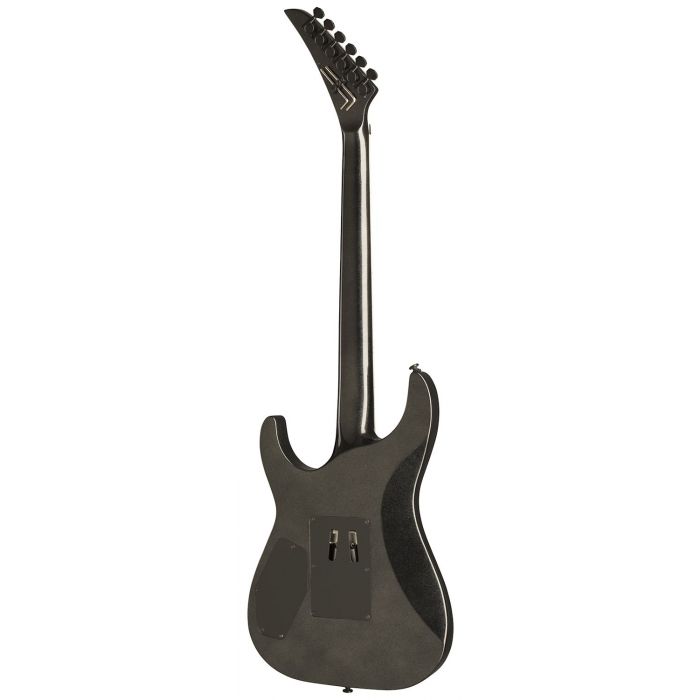 Rear view of a Kramer SM-1 Electric Guitar, Maximum Steel Black