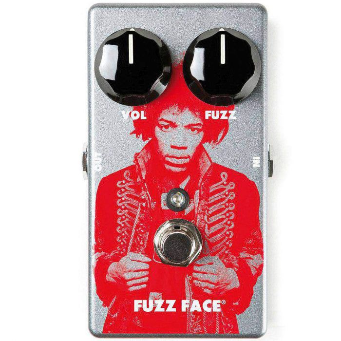 Dunlop Jimi Hendrix Fuzz Face Pedal Top View