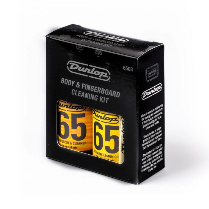 Dunlop 6503 Body & Fingboard Care Kit Packaging