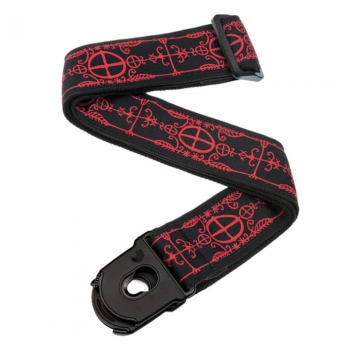 Overview of the D'Addario Planet Lock Guitar Strap Voodoo