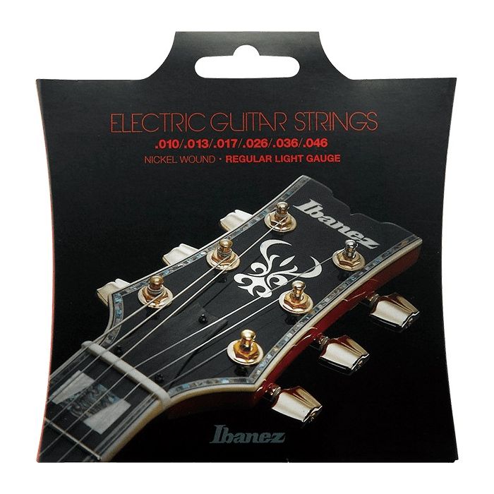 Ibanez Electric Guitar Strings, Regular Light Gauge, .010-.046