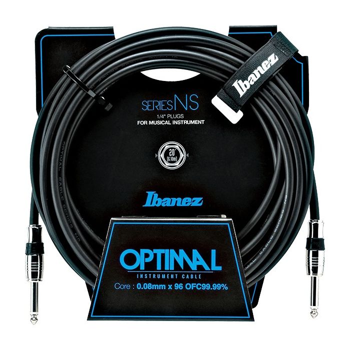 Ibanez NS20 Instrument Cable, Straight/Straight, 20ft