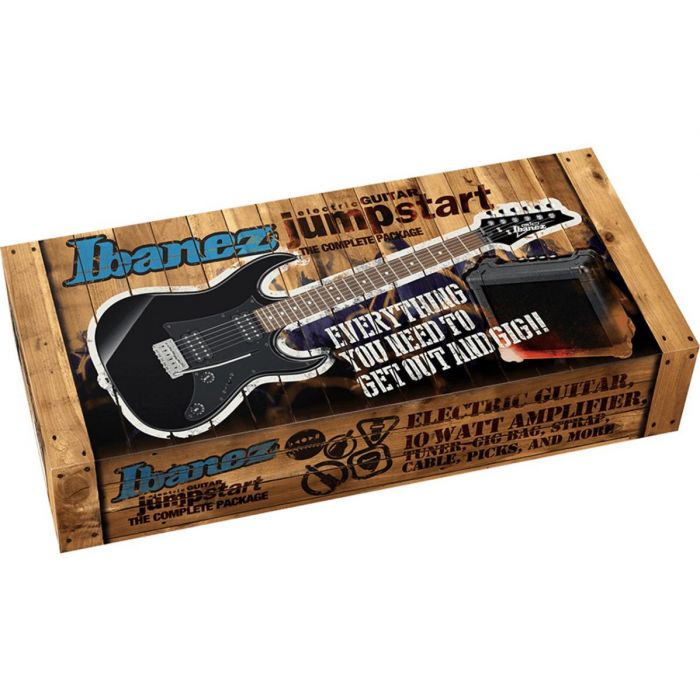 Ibanez IJRX20E Jumpstart Electric Guitar Pack in Black Night Packaging