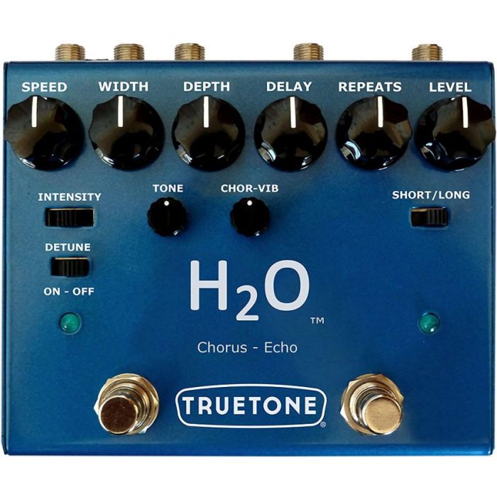 Truetone TT-V3H2O V3 H20 Premium Chorus and Echo Pedal top-down view