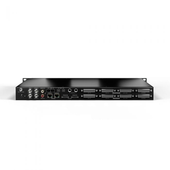 Back view of the Antelope Audio Galaxy 32 Synergy Core Rackmount 32-Channel Audio Interface
