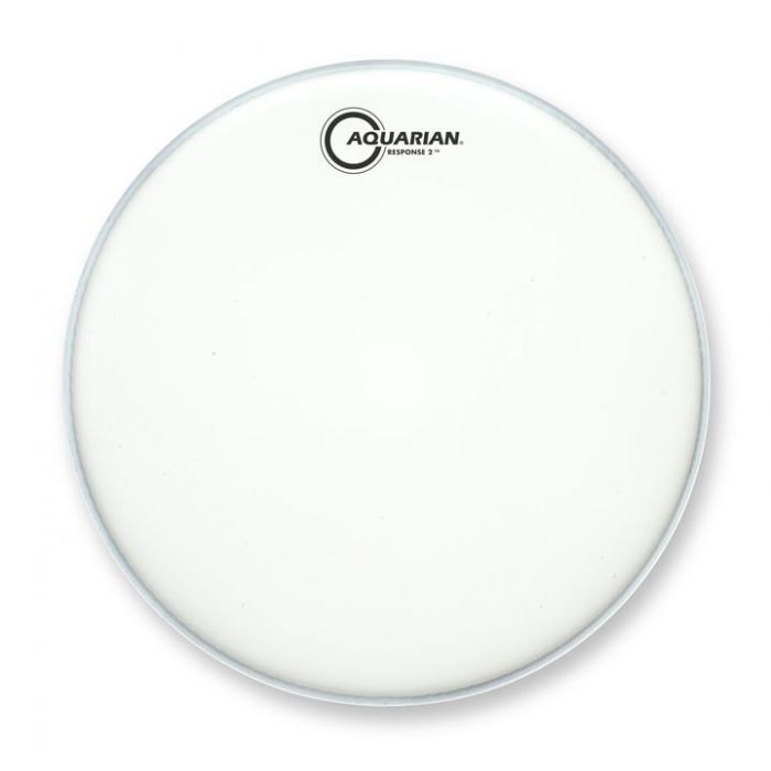 Front View of Aquarian 12" Response 2 Texture Coated 2 Ply Drumhead