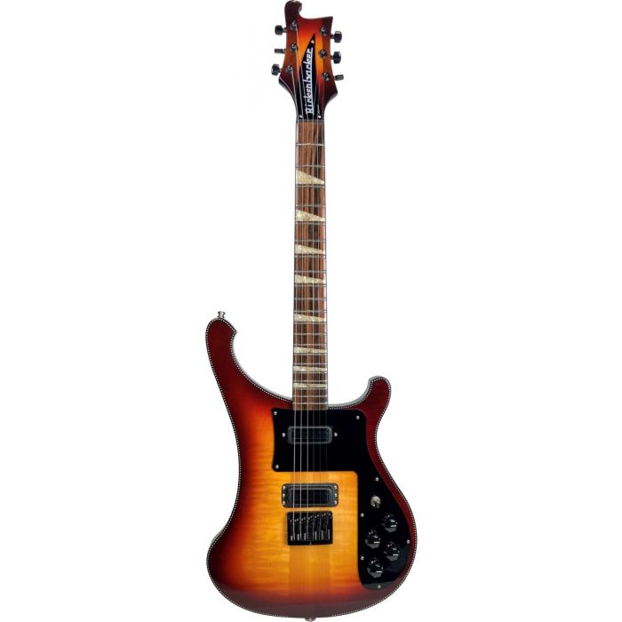 Rickenbacker Ltd Ed 90th Anniversary 480XC Guitar, Tobaccoglo front view