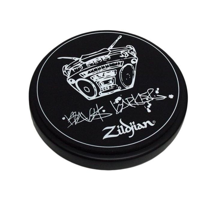 Top View of Zildjian 6" Travis Barker Practice Pad
