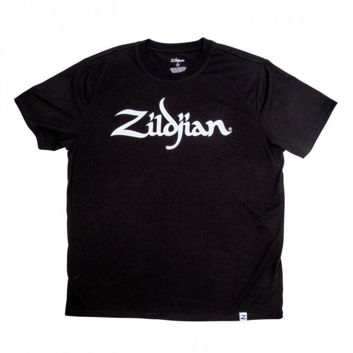 Front View of Zildjian Classic Logo Tee Black MD