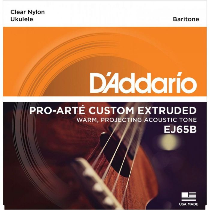 Overview of the D'Addario EJ65B Pro-Arté Custom Extruded Nylon Ukulele Strings Baritone