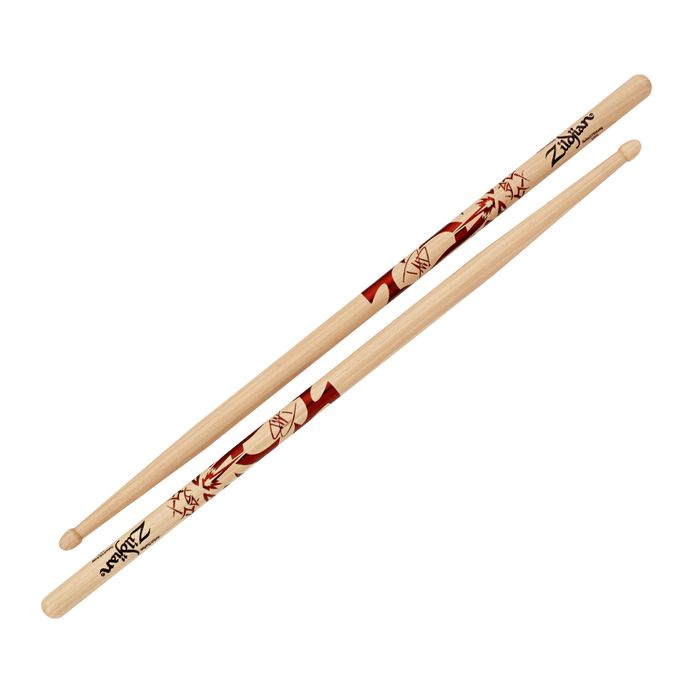 View of Zildjian ASDG Dave Grohl Drumsticks Hickory