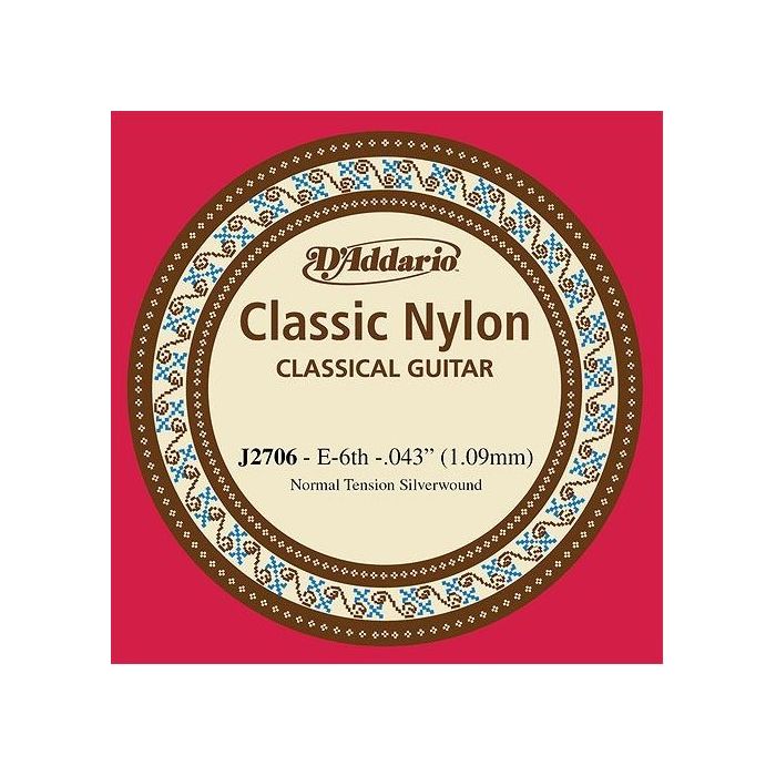 Overview of the D'Addario J2706 Nylon Classical Guitar Single String