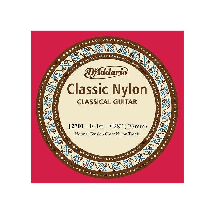 Overview of the D'Addario J2701 Nylon Classical Guitar Single String First String