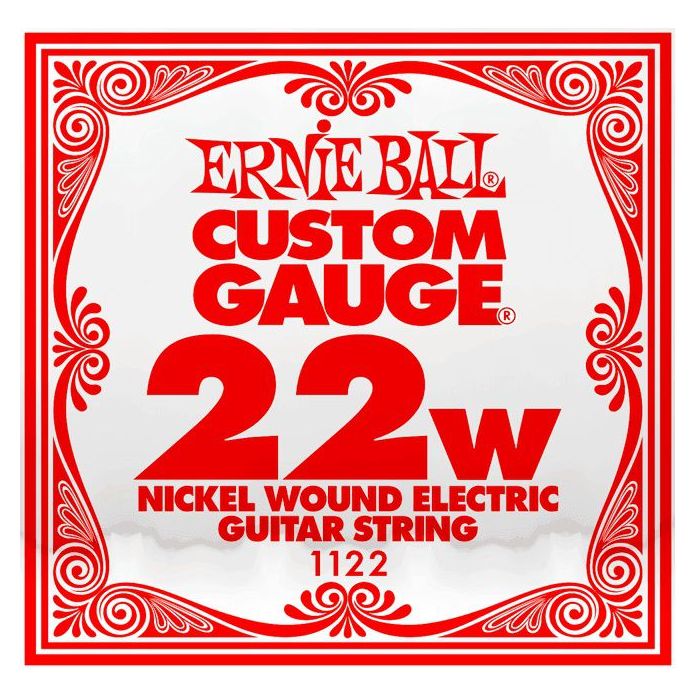 Front View of Ernie Ball 1122 .022 Nickel Wound Single String