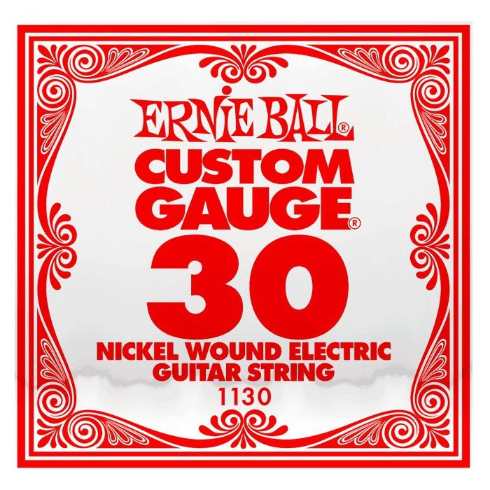 Front View of Ernie Ball 1130 .030 Nickel Wound Single String