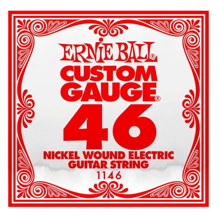 Front View of Ernie Ball 1146 .046 Nickel Wound Single String