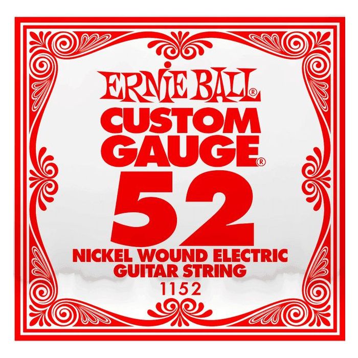Front View of Ernie Ball 1152 .052 Nickel Wound Single String