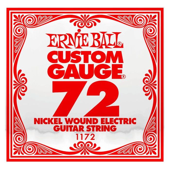 Front View of Ernie Ball 1172 .072 Nickel Wound Single String